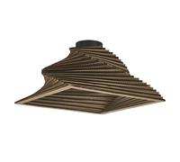 OSRAM luce a soffitto Decor Cardboard Square Turn, col. marrone, in cartone ondu