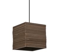 OSRAM luce a sospensione Decor Cardboard Square, col. marrone, in cartone ondula
