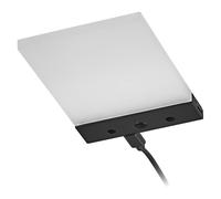 OSRAM Luce base Acrylux sottopensile PANNELLO Corto, 3.5W, 165lm, CCT 2700K/4000K, Alluminio/PMMA, Sensore IR,