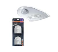 OSRAM Luce bianca, bianco freddo, 4000 K, 0,95 W, 40 lm | DoorLED Down Sensor, Indoor Wall Lighting, Bianco, dia, 25000 h, confezione da 2