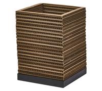OSRAM luce da tavolo Decor Cardboard Square, col. marrone, in cartone ondulato,