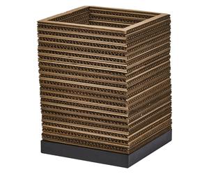 OSRAM luce da tavolo Decor Cardboard Square, col. marrone, in cartone ondulato,
