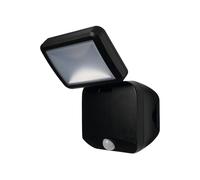 OSRAM Luce esterna , faretto LED a batteria, nero, 4W, 4000K, IP54, sensore di m