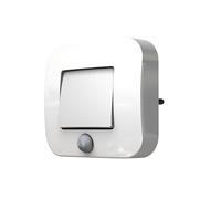 OSRAM LUNETTA Luce notturna con sensore Hall bianca; sensore di movimento; sensore di luce diurna; Tecnologia LED; Grado di protezione IP20; Potenza assorbita: 0,7 W; inserto presa