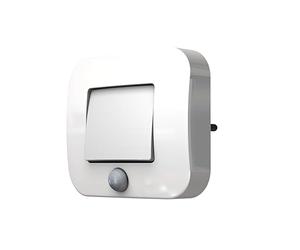 OSRAM LUNETTA Luce notturna con sensore Hall bianca; sensore di movimento; sensore di luce diurna; Tecnologia LED; Grado di protezione IP20; Potenza assorbita: 0,7 W; inserto presa