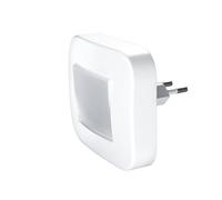 OSRAM Luce notturna con funzione di inclinazione, sensore di luce diurna, 3000K, 3lm, 0,2W, plug-and-play, bianco, per camerette e zone giorno