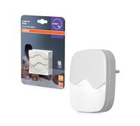 OSRAM LUNETTA Wave Luce notturna bianca in plastica, luce bianco caldo, protezione IP20, per camerette e interni