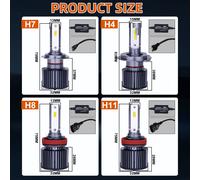 OSRAM Mini Canbus H4 H7 H1 LED Faro per Auto 50W 6000K Lampade per Auto 9005 HB3