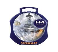 OSRAM Minibox H4 - 1 lampada di ricambio per proiettori +5 lampade ausiliarie +3 fusibili