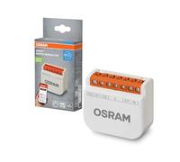 OSRAM Modulo di commutazione SMART+ WiFi 2 canali, capacità di commutazione 10A, contatore di energia, Smart Home, compatibile con Alexa, bianco