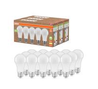 OSRAM NATURE LOOP - lampade LED particolarmente sostenibili in plastica riciclata, Confezione vantaggiosa con 15 lampadine, sostituzione 100W, bianco caldo (2700K), ecologico