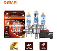 OSRAM Duopack H4 Notte Breaker 220 Alogena Fino +220% Modello 2024/25