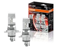 OSRAM NIGHT BREAKER LAMPADE LED AUTO SPEED +450 H4 64193DWNBSP-2HB 2 PEZZI 6000K