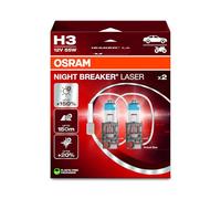 OSRAM 4062172388160 Lampadina alogena Night Breaker® Laser Next Generation H3