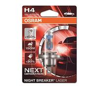 Lampada alogena OSRAM H4 Night Breaker Laser 12V, 60/55W