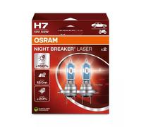 10 OSRAM Notte Breaker Laser H7 Halogen-Scheinwerferlampe 12V Automobile