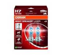 10 OSRAM Notte Breaker Laser H7 Halogen-Scheinwerferlampe 12V Automobile