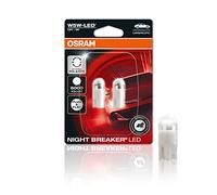OSRAM NIGHT BREAKER LED W5W, 6.000K, prima lampada sostitutiva LED W5W omologata per uso stradale, luce di posizione/luce di posizione/illuminazione interna a LED specifica per modello