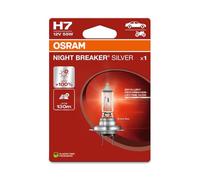 OSRAM NIGHT BREAKER SILVER, H7, lampada per proiettori alogena, blister singolo (1 lampada)