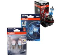 OSRAM NIGHT BREAKER UNLIMITED H11 110% Diadema Cromo PY21W COOL BLUE INTENSO W5W