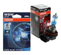 OSRAM Night Breaker Unlimited H11 +110% W5W Cool Blu Intense Set Lampadina