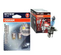 Osram Night Breaker Unlimited H4 110% Diadema Cromo WY5W Lampadina Lampada
