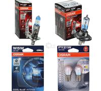 OSRAM NIGHT BREAKER UNLIMITED H7 H1 Diadema Chrome PY21W COOL BLUE INTENSO W5W