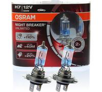 OSRAM NIGHT BREAKER UNLIMITED XENON LOOK H7 12V 60/55W +110% PX26D DUO-BOX XJ1