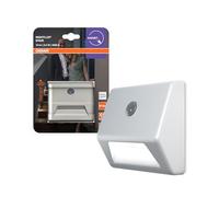 OSRAM NIGHTLUX Luce notturna per scale, bianca, sensore di movimento, IP54, a batteria, bianco freddo 4000 K, ideale per scale e opzioni di montaggio flessibili