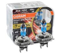 OSRAM Notte Breaker 200 Duobox H4 H7 H11 Alogena Lampadina 200% Più Luminosità