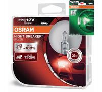 Osram Notte Breaker 200 Laser Argento LED H1 H3 H4 H7 H8 H11 HB3 HB4 Libera