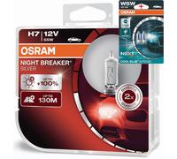 Osram Notte Breaker 200 Laser Argento LED H1 H3 H4 H7 H8 H11 HB3 HB4 Libera Div.