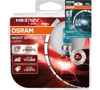Osram Notte Breaker 200 Laser Argento LED H1 H3 H4 H7 H8 H11 HB3 HB4 Libera Div.
