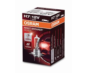 OSRAM Notte Breaker Argento H7 1500 Lm Lampadina Riflettore 64210NBS
