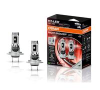 Osram Notte Breaker H7 LED Velocità 12V 16W 6000K Street Legal 64210DWNBSP-2H