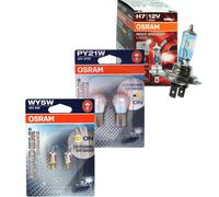 Osram Notte Breaker Laser H7 130% Diadema Cromo WY5W PY21W Lampadina Lampada