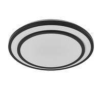 OSRAM OR ERLIN Plafoniera LED 390mm, nero, 24W, 2700lm, colore della luce bi