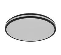 OSRAM OR aleb Plafoniera LED 490mm, 36W, 3000K bianco caldo, Nero, Metallo c