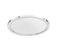 OSRAM SMART+ Matter over Wifi Orbis Disc lampada decorativa a soffitto per bagno, montaggio a soffitto in alluminio argento, TW e dimmerabile, protezione IP44, per bagno