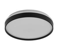 OSRAM OR isela Plafoniera LED 385mm, 24W, 3000K bianco caldo, Nero, Metallo con anello in plastica, IP20
