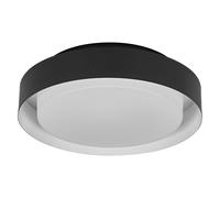OSRAM ORBIS MADRID plafoniera 290 mm, nero, attacco E27, può essere dotata di la