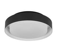 OSRAM ORBIS MADRID plafoniera 290 mm, nero, attacco E27, può essere dotata di la