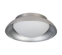 OSRAM ORBIS MADRID plafoniera 305mm, nichel, attacco 2xE27, può essere dotata di
