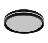 OSRAM Orbis Noemi Plafoniera LED 390mm, Nero, 3000K bianco caldo, dimmerabile a