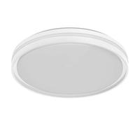 OSRAM ORBIS Noemi Plafoniera LED 480mm, 36W, 3000K bianco caldo, Click-DIM, Bianco, Metallo con anello in plastica