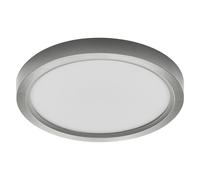 OSRAM ORBIS Quickfix 245mm Plafoniera LED, 20W, 3000K bianco caldo, 2100lm, Click-DIM, Argento, Plastica/Metallo