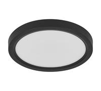 OSRAM Orbis Quickfix 245mm Plafoniera LED, 20W, 3000K Bianco caldo, 2100lm, Click-DIM, Nero, Plastica/Metallo