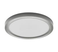 OSRAM Orbis Quickfix 195mm Plafoniera LED, 16W, 3000K Bianco caldo, 1200lm, Click-DIM, Argento, Plastica/Metallo
