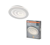 OSRAM SPIRAL OVAL plafoniera LED, bianco, 27W, 2400lm, diametro 360mm, distribuzione della luce molto omogenea, luce indiretta, modulo LED integrato, lunga durata, 3000K