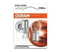 Osram Original - Base metallica - P21-5W - Lampada leggera extra 2 -Pack